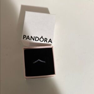 Pandora Silver with blue ring